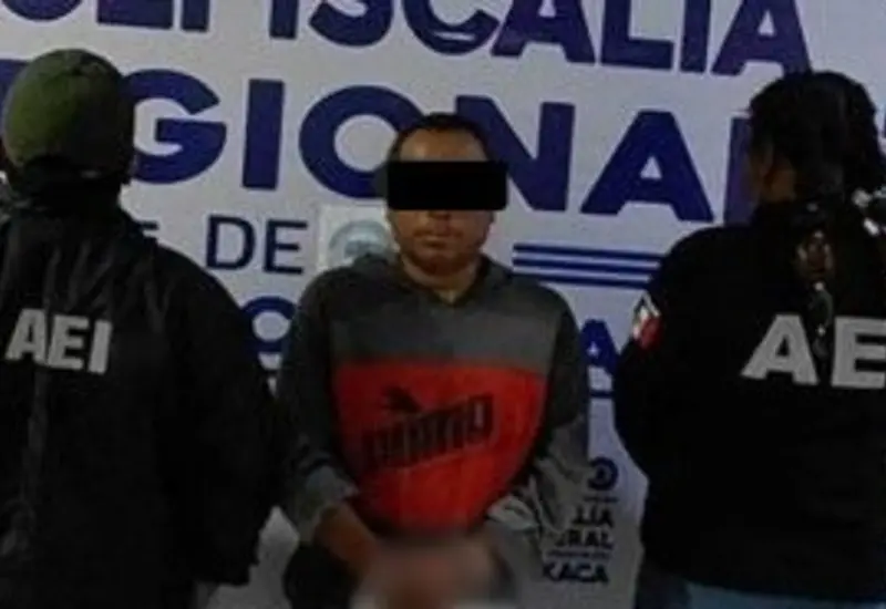 En Santa Inés del Monte, Zaachila, fue detenido R.R.G.