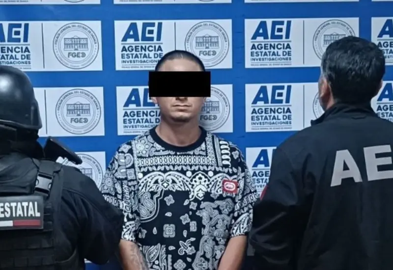  El presunto feminicida Jesús Ángel detenido en la Mixteca.