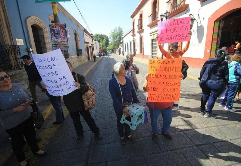 Bloquean en el Centro.
