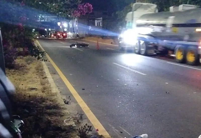 Perdió la vida al derrapar.