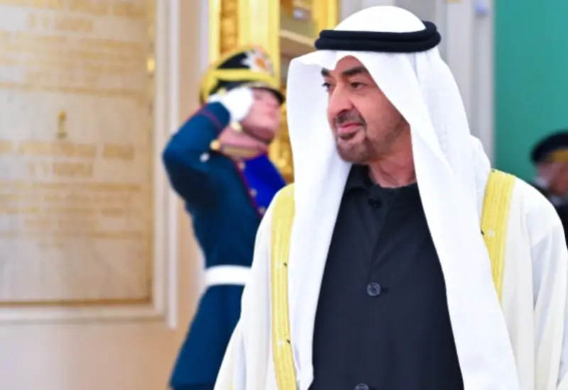 El presidente de Emiratos Árabes Unidos, Mohammed bin Zayed Al Nahyan, en una fotografía oficial durante su advertencia a Irán de que su país está en guerra.