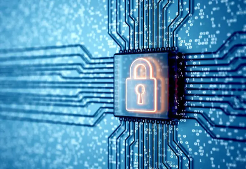 Ilustración conceptual sobre la seguridad de datos, representando la protección de información personal como un factor clave de competitividad en la era de la innovación digital.