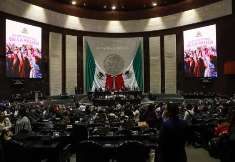 Imagen del Congreso donde se discute la Reforma Electoral, que contempla recortar el financiamiento a partidos y modificar la elección de plurinominales.