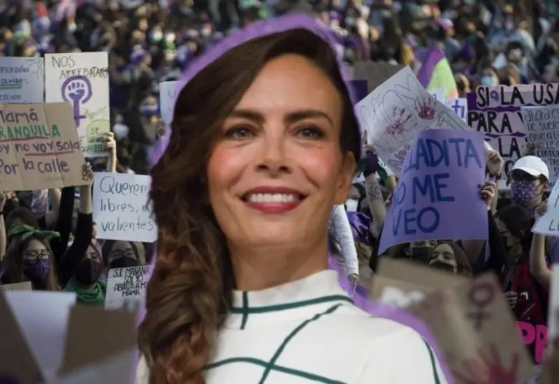 La cantante Sasha Sokol, quien exige una disculpa pública de Luis de Llano tras el fallo ratificado por la SCJN en su contra.