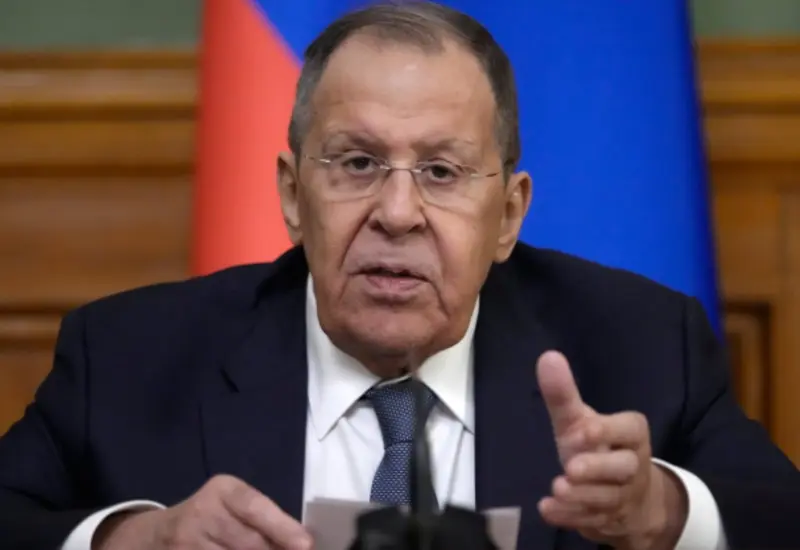 Serguei Lavrov, ministro de Asuntos Exteriores de Rusia, en una fotografía de archivo en el contexto de su acusación contra Estados Unidos.