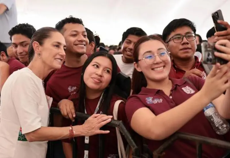 Beneficiará a 56,911 estudiantes de nivel superior en Chiapas. Foto: Presidencia de la República