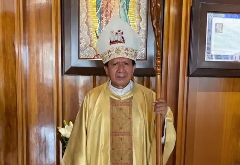 Guadalupe Antonio Ruiz Urquín, administrador apostólico de la Diócesis de Tuxtepec. 
