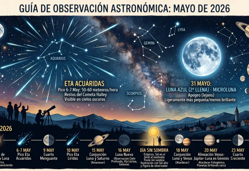 Calendario de eventos.