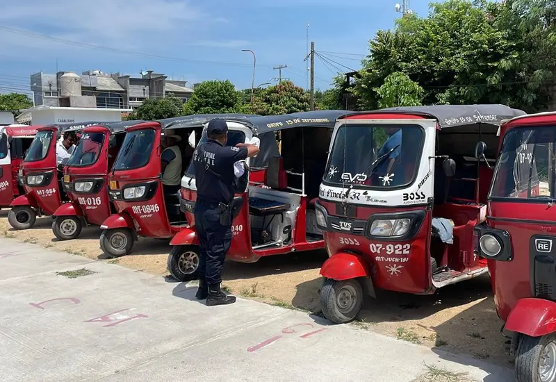 Mototaxis en la mira: operativos seguirán pese a protestas en Juchitán. 