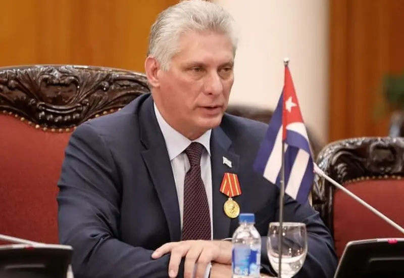 El mandatario cubano cuestionó la oferta de ayuda humanitaria.
