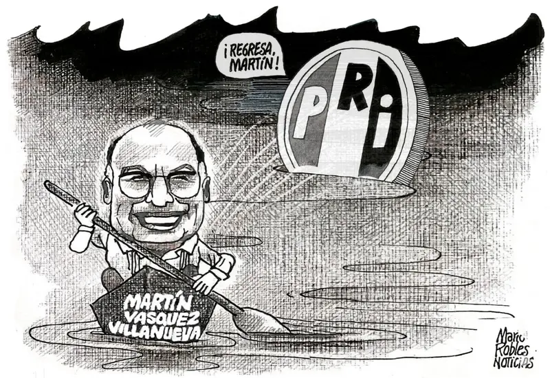 Cartón de Mario Robles.
