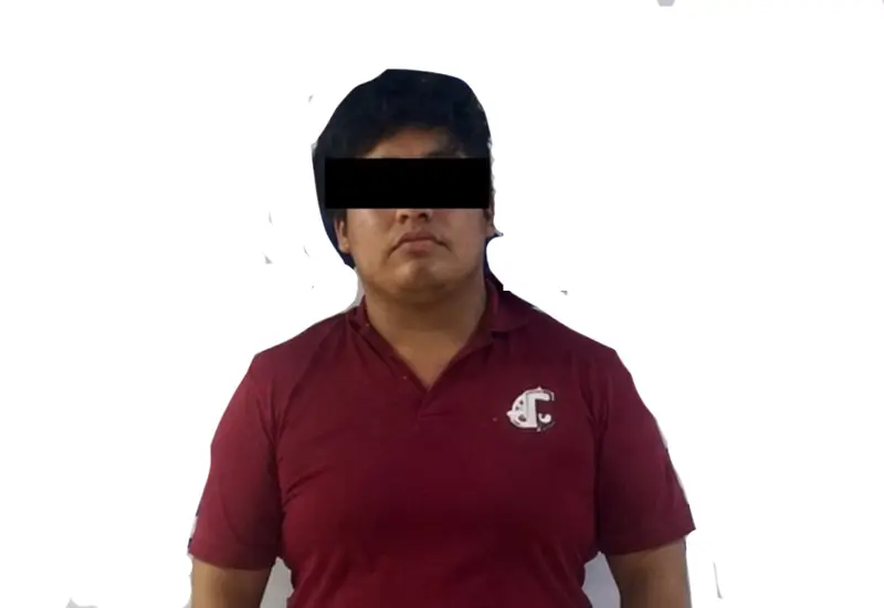 L.D.S.L., fue detenido por policías estatales.