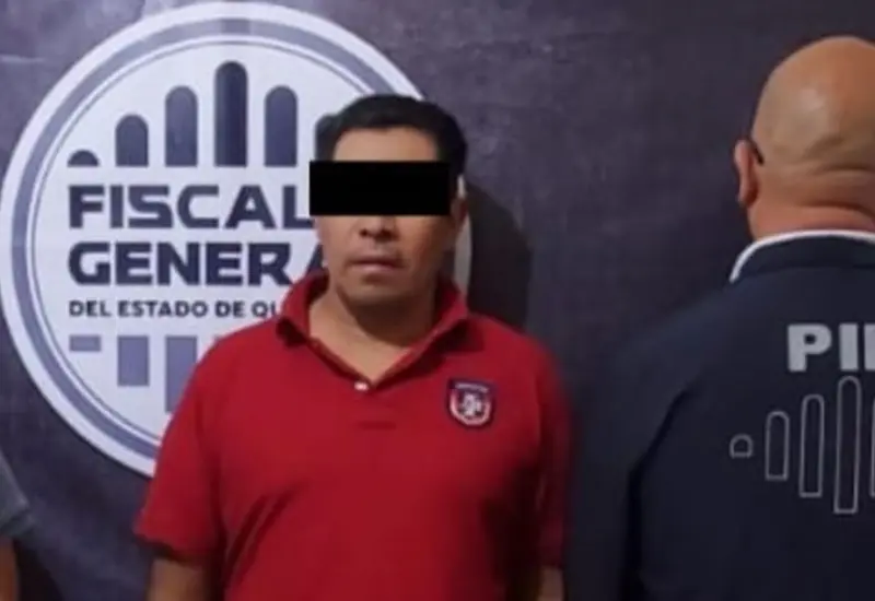 El presunto responsable fue ubicado y detenido en Querétaro.