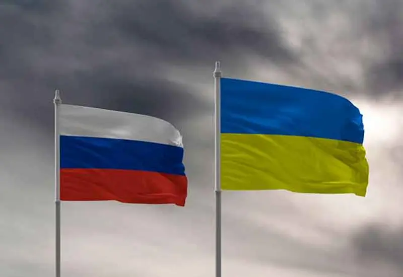 Imagen conceptual que representa el conflicto entre Rusia y Ucrania ante el anuncio de una posible tregua de 72 horas entre ambas naciones.