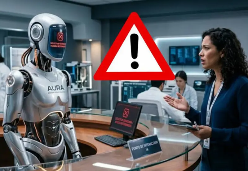 Ilustración que representa los filtros de seguridad de los modelos de inteligencia artificial como ChatGPT, Claude y Gemini, que tienen límites estrictos.