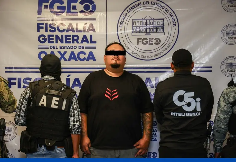 Fotografía de Lugger O. S., alias 'El Lugger', un organizador de conciertos de rap arrestado por el presunto triple homicidio de jóvenes.