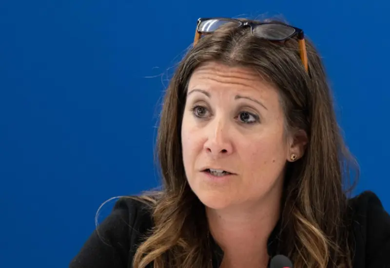 Maria Van Kerkhove, directora de preparación de epidemias de la OMS, figura clave en la declaración sobre los pasajeros de crucero como contactos de alto riesgo.